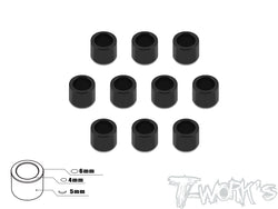 TA-018 Aluminum 4mm Bore Washer 5.0mm 10pcs.