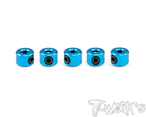 TA-022 Aluminum 3mm Bore Collar 5pcs.