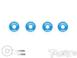 TA-027 Aluminum Wheel Shim 0.5mm 4 pcs.