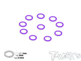 TA-042 Aluminum 5mm Bore Washer 0.5mm  10pcs.