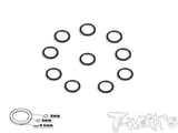 TA-047 Aluminum 6mm Bore Washer 0.5mm  10pcs.