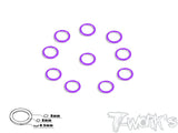 TA-047 Aluminum 6mm Bore Washer 0.5mm  10pcs.