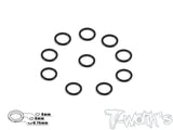 TA-048 Aluminum 6mm Bore Washer 0.75mm  10pcs.