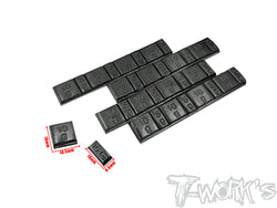 TA-074 4 STRIP LEAD FREE STICK ON BALANCE WEIGHTS(Black)