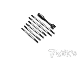 TB-297   64 Titanium Turnbuckle Set( For TLR 22T 4.0 )