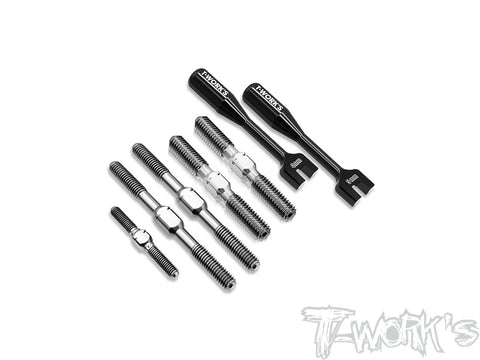 TB-315   Titanium Turnbuckle Set (For Team Associated RC8 B4.1E )