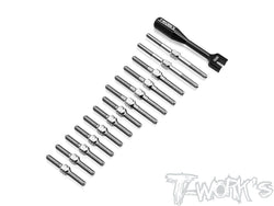TB-344   64 Titanium Turnbuckle Set( For Schumacher FT9 )