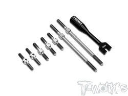 TB-VIPER990R    64 Titanium Turnbuckle Set ( For Serpent  VIPER 990R )