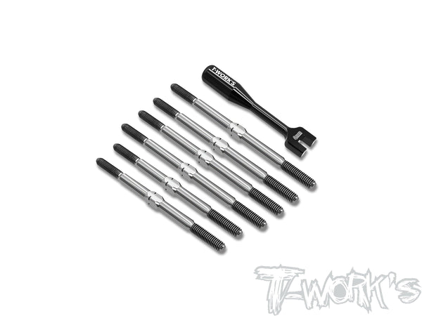 TB-RC10SC7	64 Titanium Turnbuckle Set( For Team Associated  RC10 SC7 )