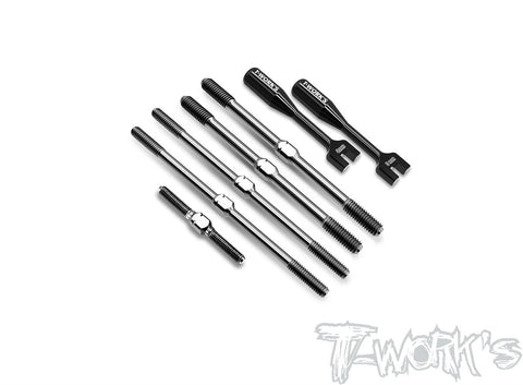TB-RC8T4.2 	 64 Titanium Turnbuckle Set ( For Team Associated RC8 T4.2 )