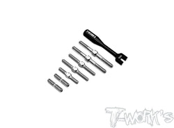 TB-TRF421X  64 Titanium Turnbuckle Set  ( For Tamiya TRF 421X)