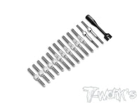 TB-X26    64 Titanium  Turnbuckle Set ( For Serpent X26)
