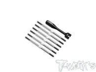 TB-XT2'28   64 Titanium Turnbuckle Set ( For Xray XT2C'28 & XT2D'28 )