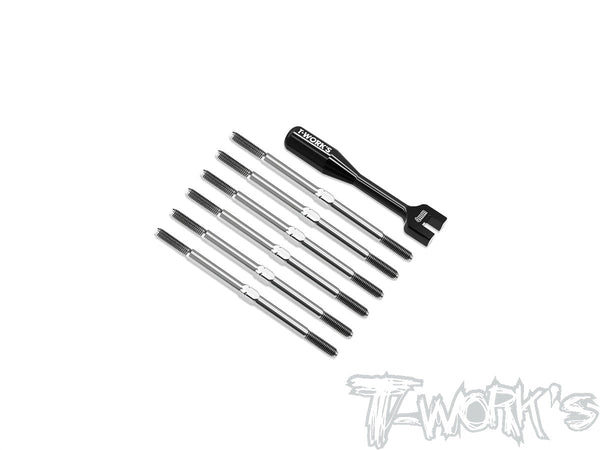 TB-XT2'28   64 Titanium Turnbuckle Set ( For Xray XT2C'28 & XT2D'28 )
