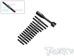 TBB-A11   64 Titanium Black Coating Turnbuckle Set ( For ARC A11 )