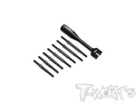 TBB-MO3.0   64 Titanium Black Coating Turnbuckle Set  ( For Yokomo MO2.0/MO3.0)