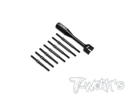 TBB-MO3.0   64 Titanium Black Coating Turnbuckle Set  ( For Yokomo MO2.0/MO3.0)