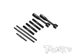 TBB-MP10Te   64 Titanium Black Coating Turnbuckle Set( For Kyosho MP10Te )