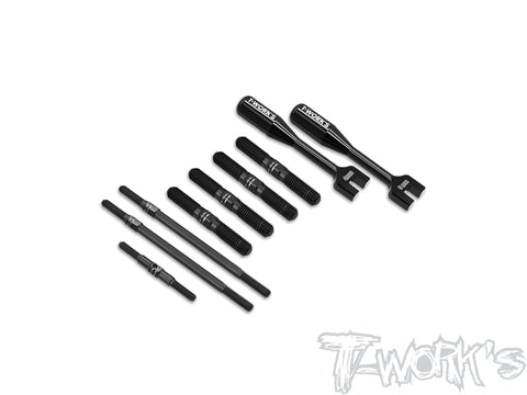 TBB-MP10Te   64 Titanium Black Coating Turnbuckle Set( For Kyosho MP10Te )