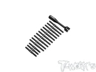 TBB-MS2.0	64 Titanium Black Coating Turnbuckle Set  ( For Yokomo MS2.0 )