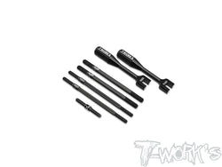 TBB-RC8T4.2E   64 Titanium Black Coating Turnbuckle Set ( For Team Associated RC8 T4.2E )