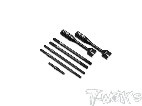 TBB-RC8T4.2E   64 Titanium Black Coating Turnbuckle Set ( For Team Associated RC8 T4.2E )