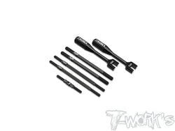 TBB-RC8T4.2   64 Titanium Black Coating Turnbuckle Set ( For Team Associated RC8 T4.2 )