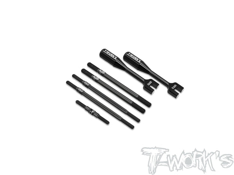 TBB-RC8T4.2   64 Titanium Black Coating Turnbuckle Set ( For Team Associated RC8 T4.2 )