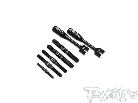 TBB-S35.5 64 Titanium Black Coating Turnbuckle Set ( For SWORKZ S35-5 )