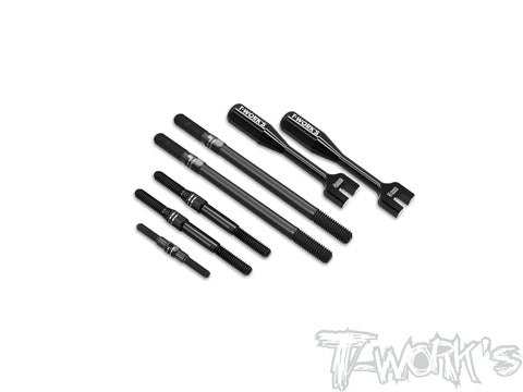 TBB-T3.2   64 Titanium Black Coating Turnbuckle Set ( For Team Associated RC8 T3.2/ T3.2E)