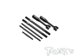 TBB-T4   64 Titanium Black Coating Turnbuckle Set ( For Team Associated RC8 T4/T4E )