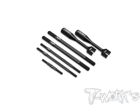 TBB-T4   64 Titanium Black Coating Turnbuckle Set ( For Team Associated RC8 T4/T4E )