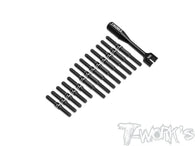 TBB-X26    64 Titanium Black Coating Turnbuckle Set ( For Serpent X26)