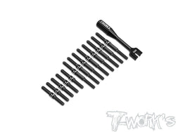 TBB-X26    64 Titanium Black Coating Turnbuckle Set ( For Serpent X26)