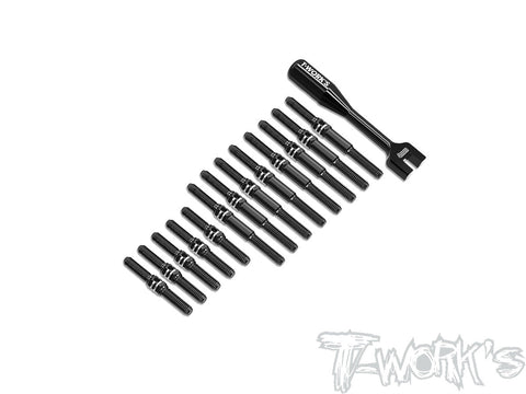 TBB-X26    64 Titanium Black Coating Turnbuckle Set ( For Serpent X26)
