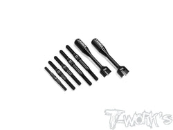 TBB-X8BE-2021   64 Titanium Black Coating Turnbuckle Set( For Xray XB8 2021/ XB8E 2021 )
