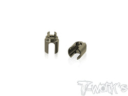 TE-163-X4'26     7075-T6 Hard Coated Alum.  Front Spool Cups ( For Xray X4'23/X4F'24 )For BB Drive Shaft