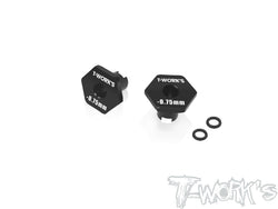 TE-231-SCH-C   6mm Bearing Wheel Hub Axle -0.75mm  ( Schumacher Mi9/FT9 ) 2pcs.