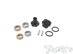 TE-231-TC8	 6mm Bearing Wheel Hub Axle ( Team Associated TC8 ) 2pcs.