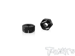 TE-244-F-7    7075-T6 Alum Clip Wheel Adapter 7mm （ For Team Associated RC10 B74.2/B74.1/B74/ B6.4/B6.3/B6.2/B6.1/DR10/B7/B7D）2pcs.