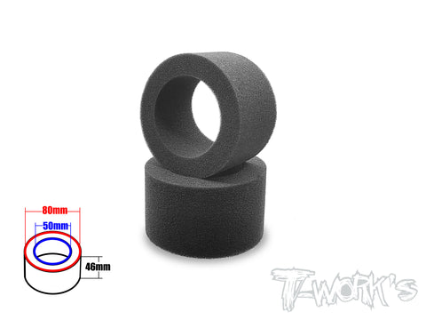 TE-255-R-A   1/10 Buggy Rear Foam Type Insert  ( Medium )  80x50x46mm  2pcs.