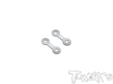 TE-X4-A-V2   0.5mm/1mm Front Roll Center Spacer Without Notch( For Xray X4 /X4'23/X4F'24/X4'25 ) 2pcs.