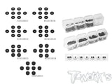 TE-X4-S-A	Alum. Lower Arm Spacer Set 3 x 9mm ( For Xray X4'26 )0.75/1/1.5/2/2.5/3/3.5 Each 8pcs.