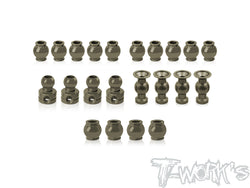 TO-102   7075 Hard Coated Alum. Ball Set ( For Sworkz S350 BK1/BE1/EVO/EVO2 ) 22pcs