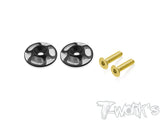 TO-190 1/8 Light Weight Aluminum Wing Washer 2 pcs.