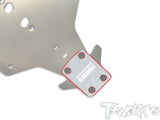 TO-220-MP11  Stainless Steel Rear Chassis Skid Protector ( Kyosho MP11 ) 2pcs.