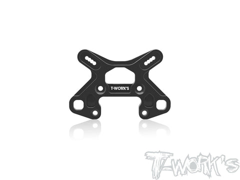 TO-241-B4.2 Black Hard Coated 5mm 7075-T6 Alum.Front Shock Tower ( For Team Associated RC8 B4.2/B4.2e )