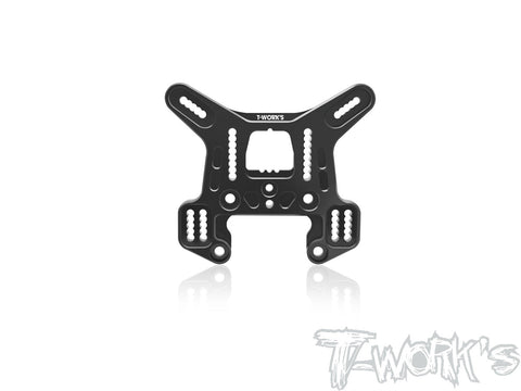 TO-242-B4.2 Black Hard Coated 5mm 7075-T6 Alum.Rear Shock Tower ( For Team Associated RC8 B4.2/B4.2e )