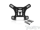 TO-242-MP11  Black Hard Coated 5mm 7075-T6 Alum.Rear Shock Tower ( For Kyosho MP11 )
