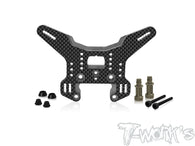 TO-247-T4.2  Graphite Front Shock Tower 5mm With Alum.Short Standoffs/Rear Shock Tower 4mm With Alum.Standoffs ( For Team Associated RC8 T4.2)